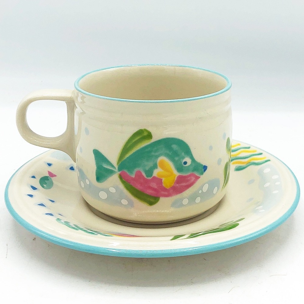Studio Nova‎ Barrier Reef Fish Cup and Saucer Y 2310